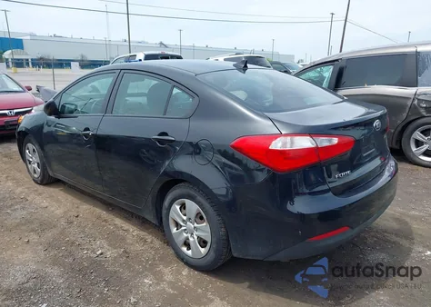 2016 Kia Forte Lx из США, поврежденный, VIN KNAFK4A68G5478420